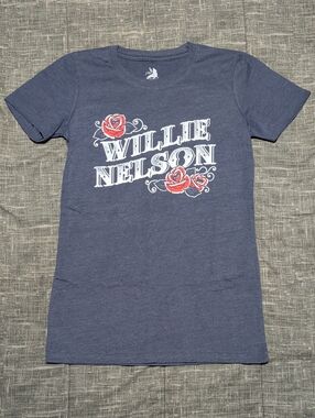 Willie Nelson Navy Graphic Tee